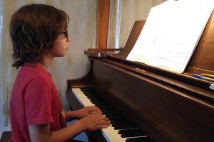 Maxwell at the Piano